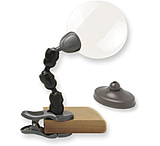 Image of Carson Attach-A-Mag 2x Rimless Flexible Magnifier with Clip-on &amp; Magnetic Base Stands AM-16