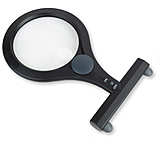 Image of Carson LumiCraft 2x Hands Free Lighted Magnifier with 4x Spot Lens LC-15