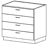 Image of Case Systems 4 Drawer Cab 302448 B4040302448