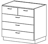Image of Case Systems 5 Drawer Cab 302448 B4240302448