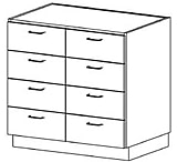 Image of Case Systems 8 Drawer Cab 302448 B4340302448