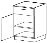 Image of Case Systems Cab 1SHLF 1LDR 1DWR 302424 B3110302424