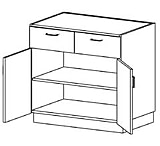 Image of Case Systems Cab 1SHLF 2DRS 1DWR 302436 B3100302436