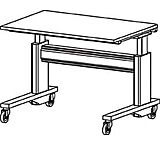 Image of Case Systems E/CART 30X48 Cb Epoxy 2 Shlf 33502-962