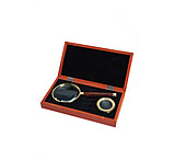 Image of Celestron Ambassador 90mm 2x and 40mm 4x Brass Magnifier Set