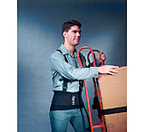 Image of Chase Ergonomics Lumbar Supp W/STRPS LG.BLACK 5033