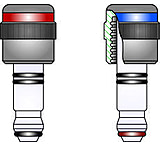 Image of Chemglass Drain Valve 0-14MM Blue Band CG-911-A-11