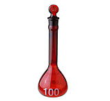 Image of Chemglass Flask Volumetric Red 500ML CG-1616-500