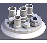 Image of Chemglass Lid Ptfe Complete 24/40 150MM CG-1945-T-70