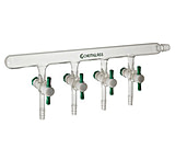 Image of Chemglass VAC. MAN. TFE. 6 Port Right CG-4430-02