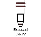 Image of Chemglass Valve HI-VAC 1 Arm Viton 0 CG-534-04