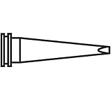 Image of Cooper Tools Tip Chisel 1.2MM WSP80 Silver LTK
