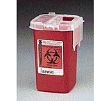 Image of Covidien Contnr 1 Pt Red Bld Ndl CS100 8901SA