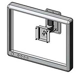 Image of Custom Products &amp; Services Lcd Arm Comp Wall Gray 24-28LB 60216W2428G