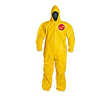 Image of DuPont Tychem 2000 Coverall w/Hood, Elastic Wrists, Ankles, Bound Seams, 12 Pack