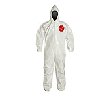 Image of DuPont Tychem 4000 Coverall w/Hood, Elastic Wrists, Ankles, 12 Pack