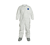 Image of DuPont Tyvek 400 Coverall w/Elastic Wrists, Skid Resistant Boots, 25 Pack