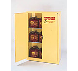 Image of Eagle Manufacturing Flammable Liquids Safety Storage Cabinets, Eagle Manufacturing 1930 Floor Cabinet, Sliding Door, 1 Shelf