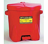 Image of Eagle Manufacturing Oily Waste Can Poly Red 10GL 935-FL
