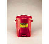 Image of Eagle Manufacturing Oily Waste Can Red Plstc 14GL 937FL