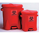 Image of Eagle Manufacturing Waste Can Red Biohazardous 6GL 943BIO