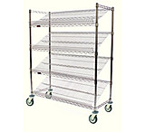 Image of Eagle MHC Merch Cart Zinc 18X36IN 4SHELF M1836Z-4