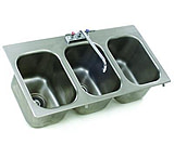 Image of Eagle MHC Sink Self Rim 3 Bowl 16x19x8 SR16-19-8-3