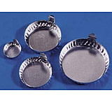 Image of VWR Disposable Aluminum Crinkle Dishes with Tabs D43-100, Pack of 100