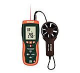 Image of Extech Instruments Thermo-Anemometer, Cfm/cmm + Ir Therm