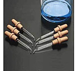 Image of Hubbard Dropper Pipet, Glass 207-2-DZ Pipet Curve Tip PK12, Pack of 12