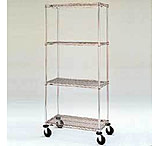Image of Intermetro Industries 24X36 Wire Shelf CART(CHROME) N536BC
