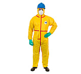 Image of International Enviroguard ChemSplash 1 Coverall with Hood, 6 Pack