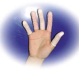 Image of Interworld Network Antistatic Latex Finger Cots, InterWorld 10144-104 Pink
