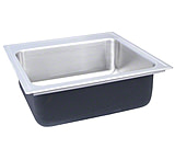 Image of Just Manufacturing Sink W/ Faucet Ledge Snglebowl SL-2219-A-GR