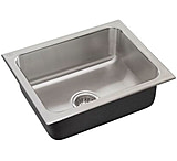 Image of Just Manufacturing Sink W/O Faucet Ledge Ss S-1719-A-GR
