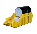 Image of Justrite Drum Caddy Outdoor Yel 28664