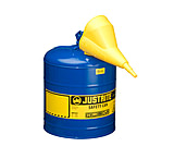 Image of Justrite Safe Can Blu W/funl 2.5g/9.5l 7125310