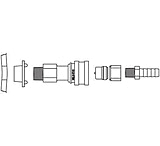 Image of Justrite Tubing 3/8INCH Ss Ptfe Seals 12014