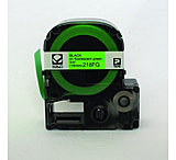 Image of K-Sun Label 18MM Fluor Blak On Green 218FG