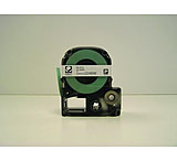 Image of K-Sun Label 1IN Black On White Tape 224BW