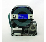 Image of K-Sun Label 1WHITE On Blue Tape 224WL