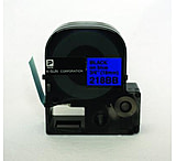 Image of K-Sun Label 3/4BLACK On Blue Tape 218BB