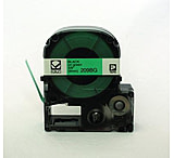 Image of K-Sun Label 9MM Black On Green Tape 209BG