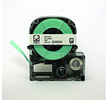 Image of K-Sun Label 9MM Black On White Tape 209BW