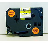 Image of K-Sun Tape 3/4&quot; Black On Sun Yellow 618BY