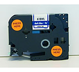 Image of K-Sun Tape 3/4&quot; White On Dark Blue 618WL