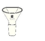 Image of Kemtech America Funnel Powder Fs 100MM 29/42 F198100
