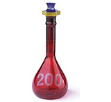 Image of Kimble/Kontes Flask Volumetric 200ML CS6 92822P-200