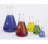 Image of Kimble/Kontes KIMAX Brand Erlenmeyer Flasks, Narrow Mouth, Reinforced Beaded Top, Capacity Scale 26500 250, Pack of 12