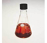 Image of Kimble/Kontes KIMAX Brand Erlenmeyer Flasks with Screw Cap, Capacity Scale 26505 50, Pack of 6